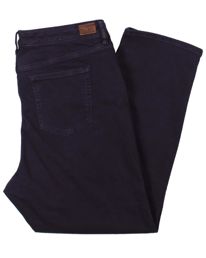Lauren ralph lauren regal straight ankle jeans discount